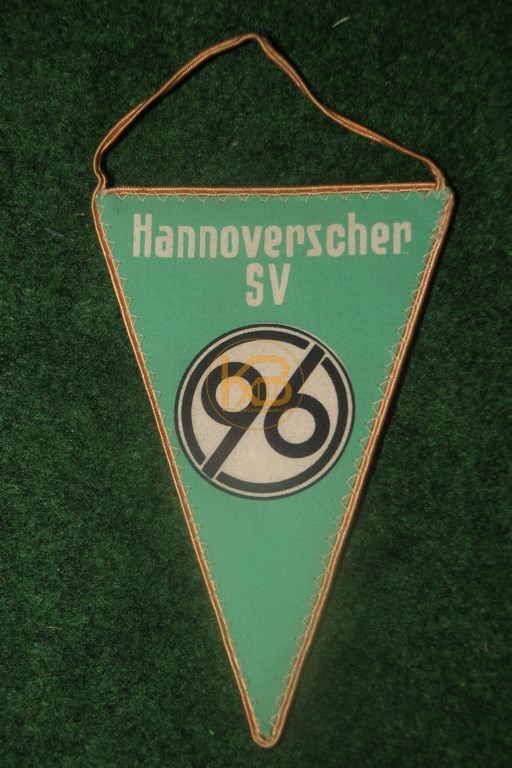 Ein alter Wimpel von Hannover 96, vermutlich aus den 80er Jahren.