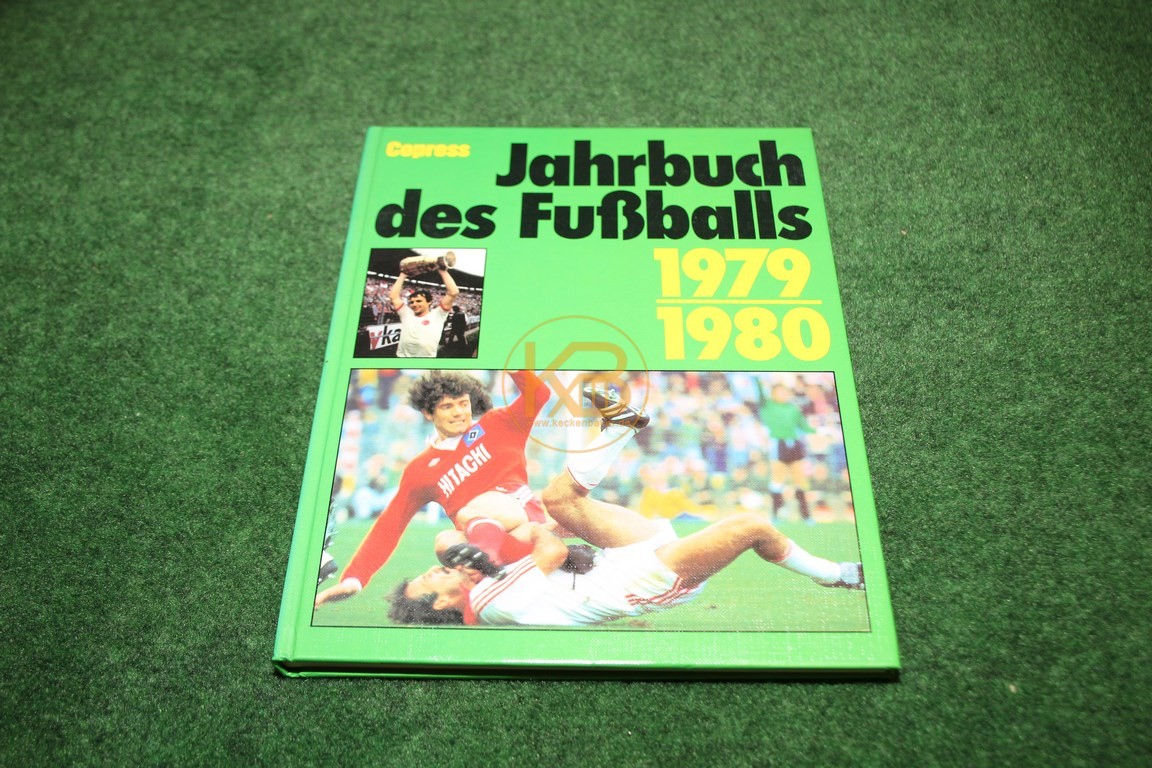 Jahrbuch des Fußballs 1979/1980 vom Copress Verlag.