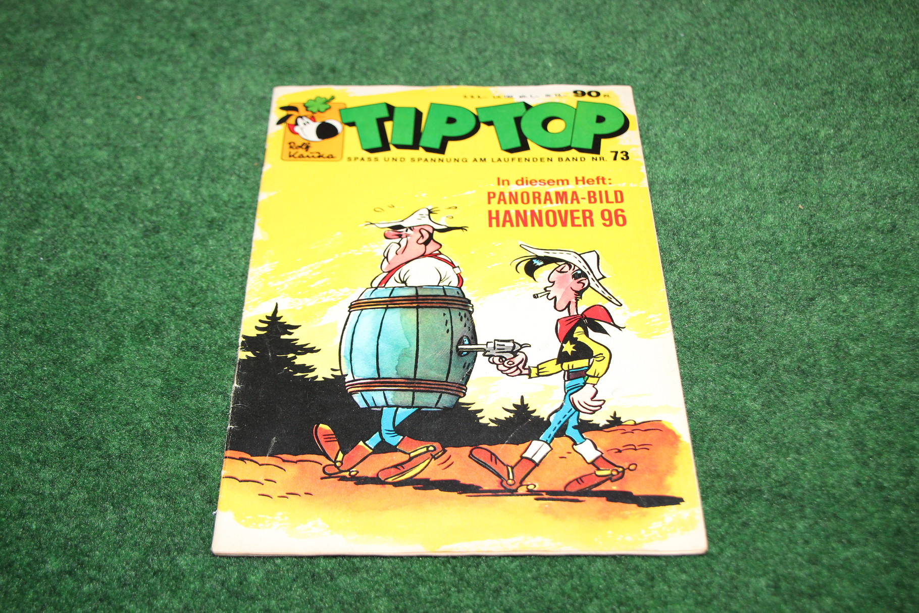 Kinderzeitschrift TIP TOP mit dem Panorama-Bild von Hannover 96.