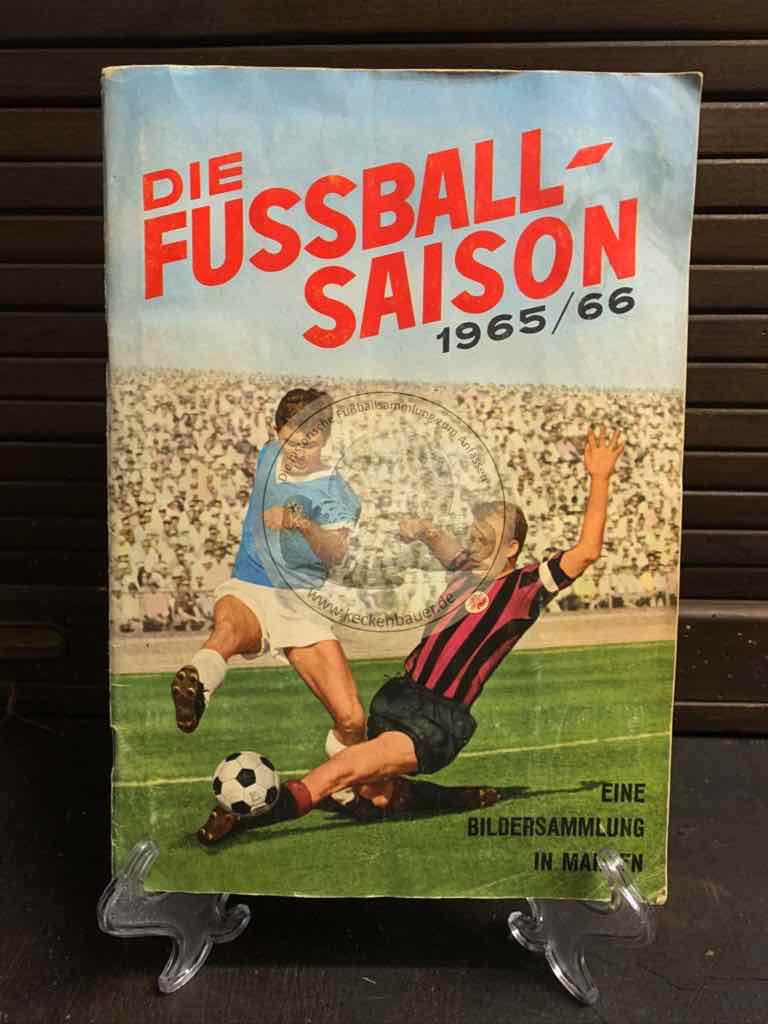 Die Fußball-Saison 1965/66 eine Bildersammlung in Marken, natürlich vollständig.