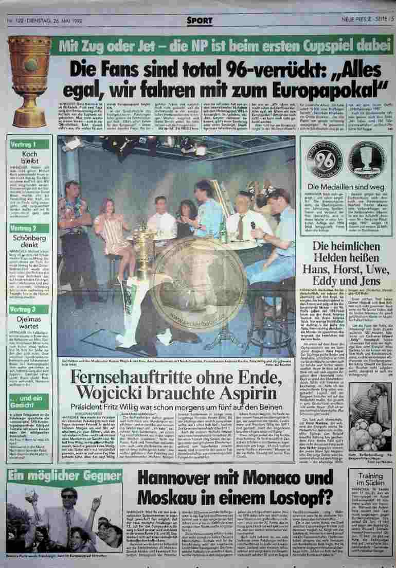 1992 Mai 26. Neue Presse (Auszug)