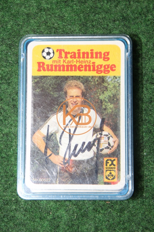 FX Schmid No 60522 Training mit Karl-Heinz Rummenigge mit original Autogramm.