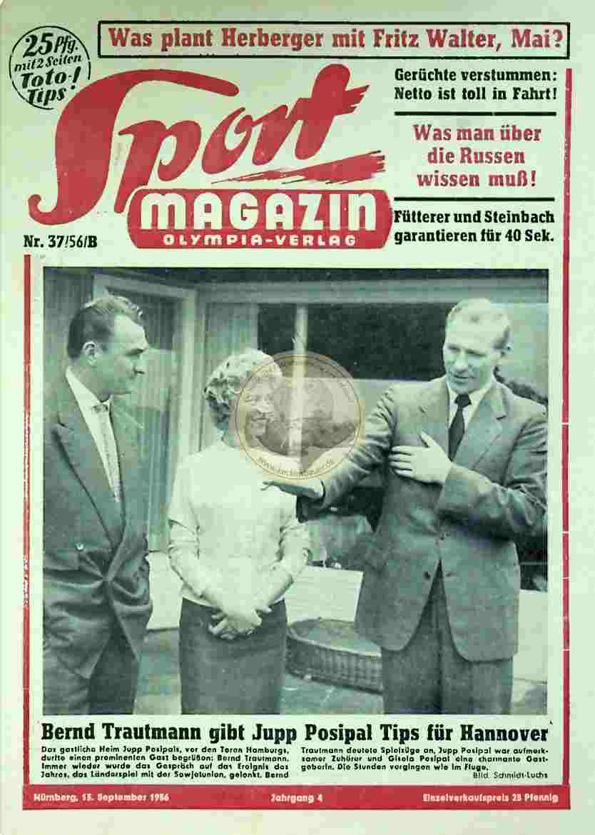 1956 September 13. Sport Magazin Nr. 37