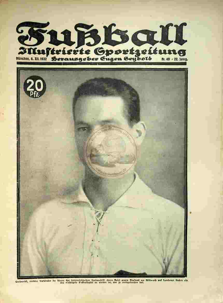 1932 Dezember 6. Fußball Nr.49 