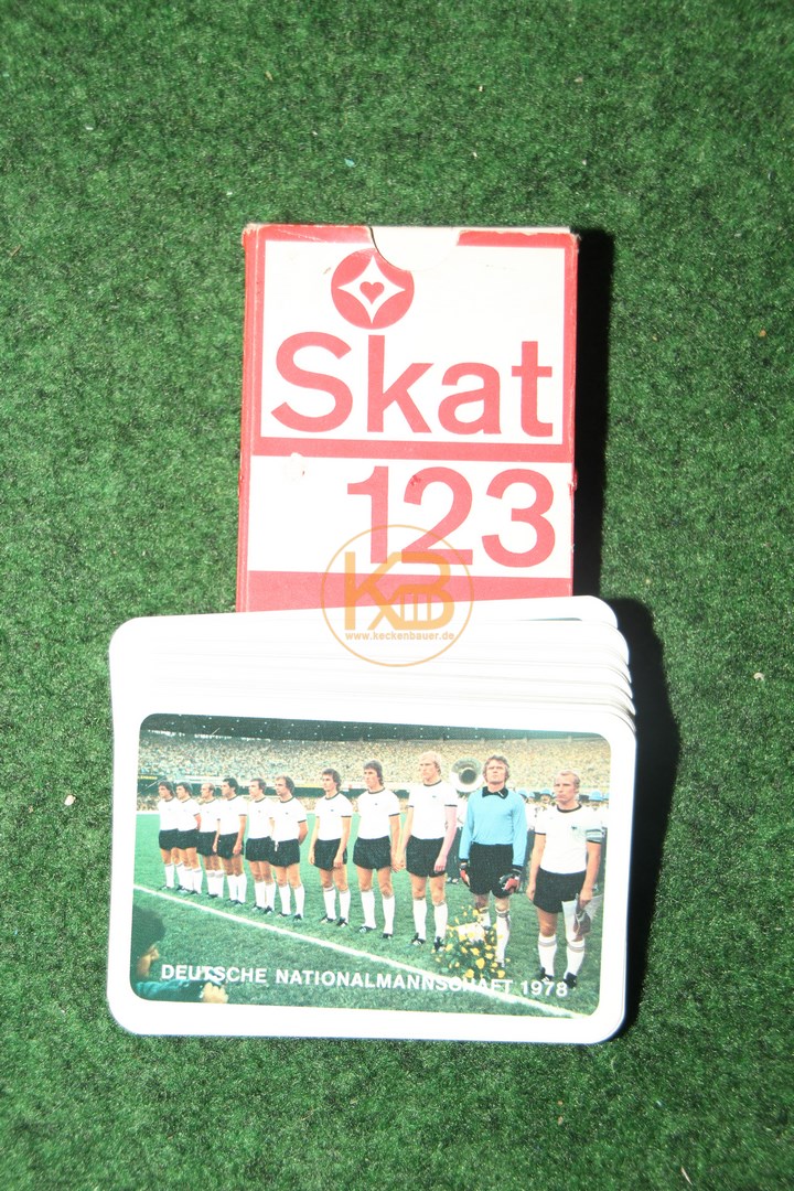 Original SKAT Karten - Fußball Nationalmannschaft 1978