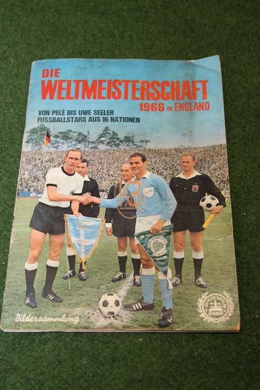 Sammelalbum Die Weltmeisterschaft 1966 in England vom Sicker Verlag aus dem Jahr 1966 natürlich komplett