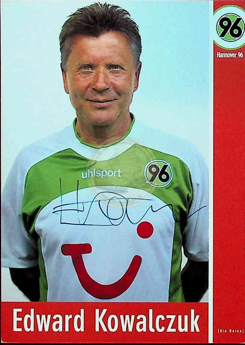 Autogrammkarte von Hannover 96 Edward Kowalczuk 2