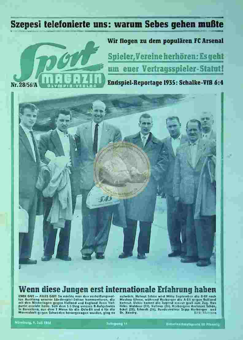 1956 Juli 9. Sport Magazin Nr.28