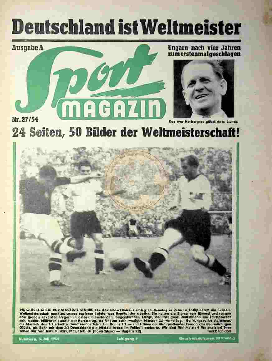 1954 Juli 5. Sport Magazin Nr.27