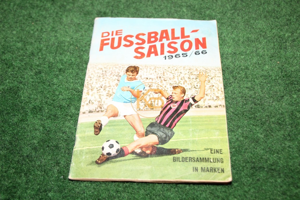 Die Fußball-Saison 1965/66 eine Bildersammlung in Marken, natürlich vollständig.