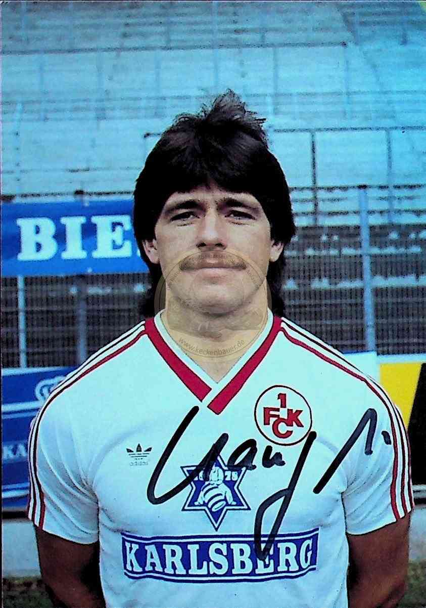 Autogrammkarte von Kurt Lang 1. FC Kaiserslautern