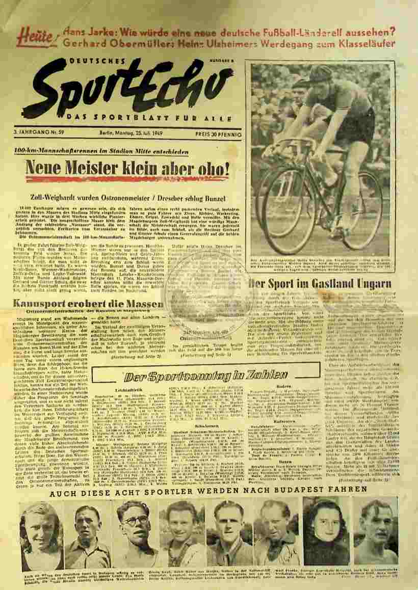 1949 Juli 25. Sportecho Nr.59