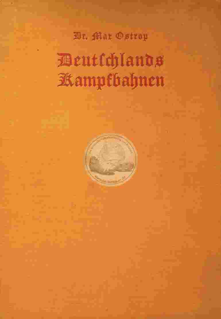 1928 Deutschlands Kampfbahnen Dr. Max Ostrob