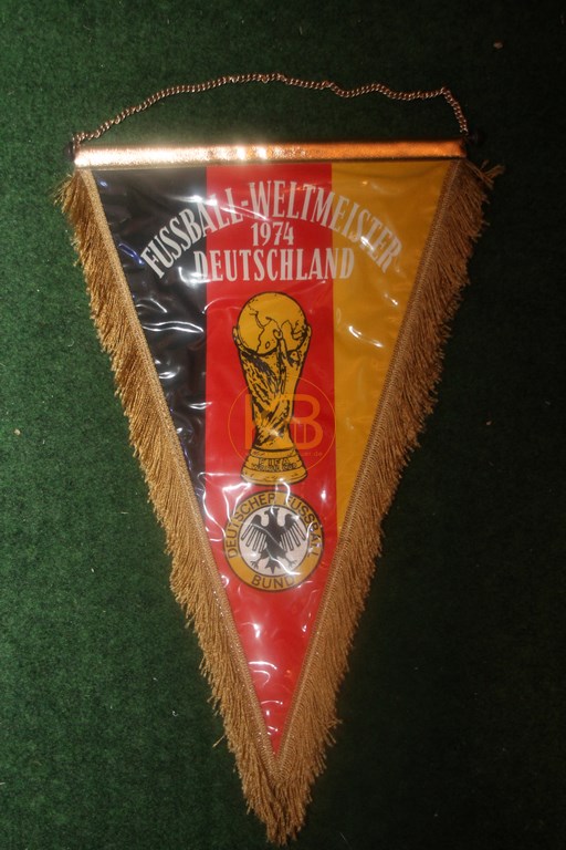 Fußballwimpel zum Weltmeistertitel 1974 2/2