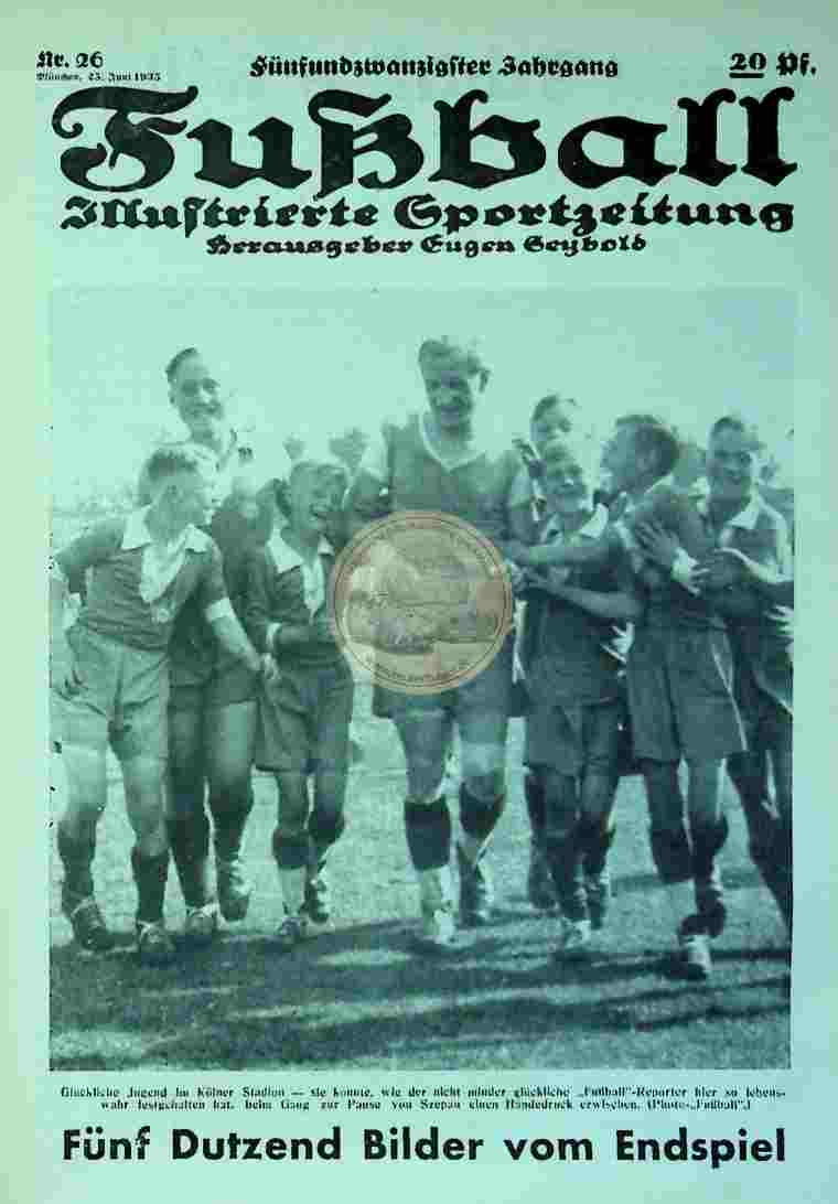 1935 Juni 25. Fußball Nr. 26