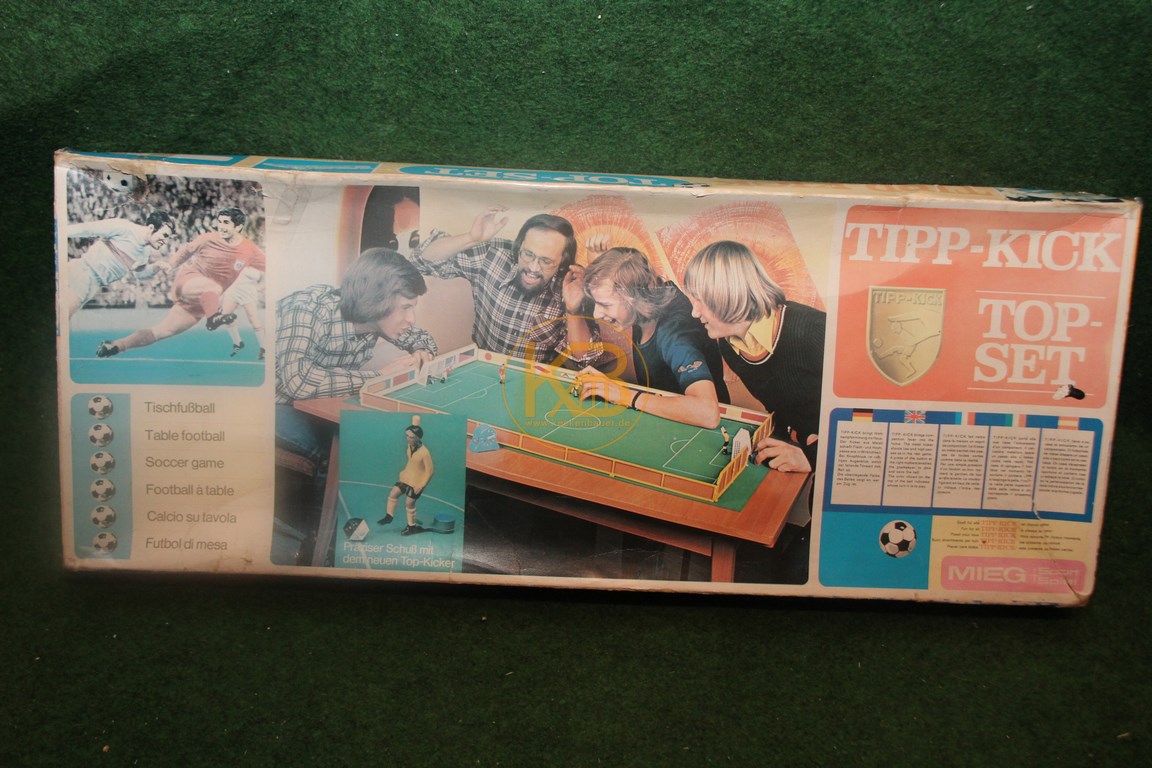 Tipp-Kick Top Set von MIEG aus den 1980ern.