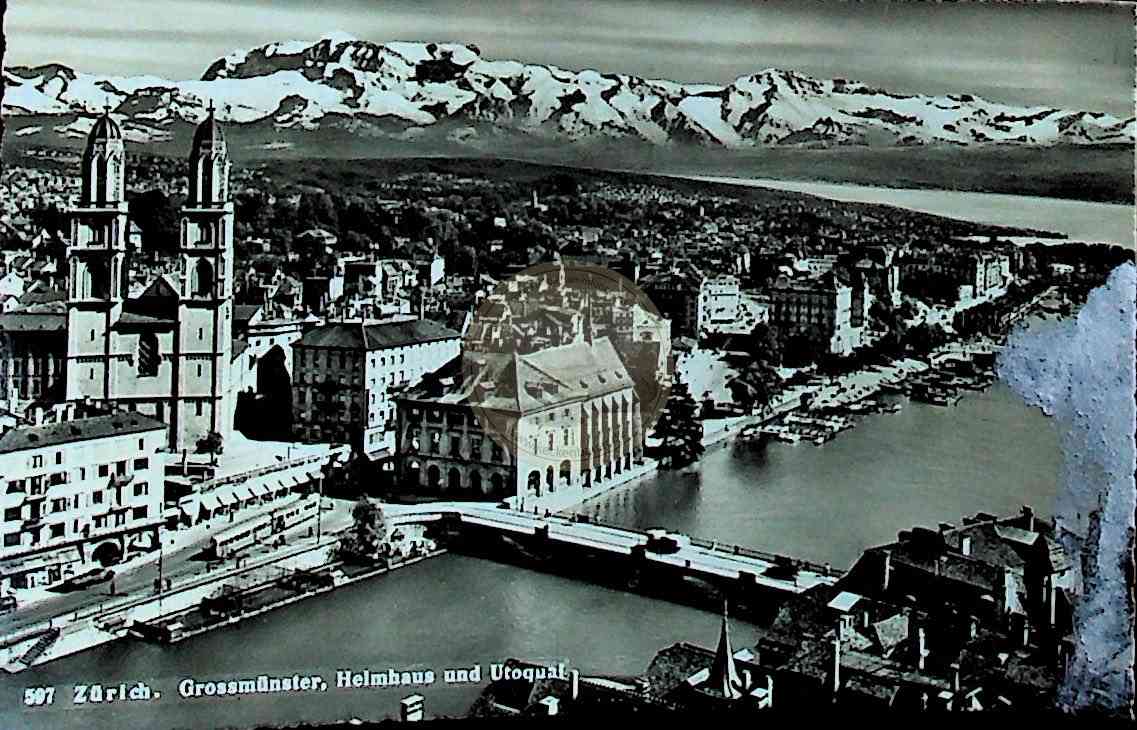 1954 Postkarte mit Bericht zum Länderspiel Deutschland Österreich bei der WM in der Schweiz