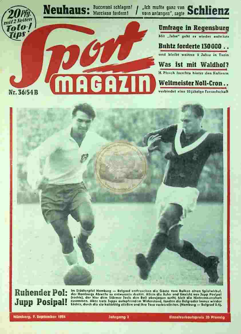 1954 September 9. Sport Magazin Nr. 36