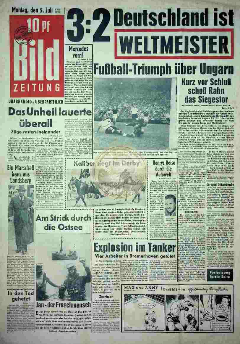 1954 Juli 5. Bildzeitung