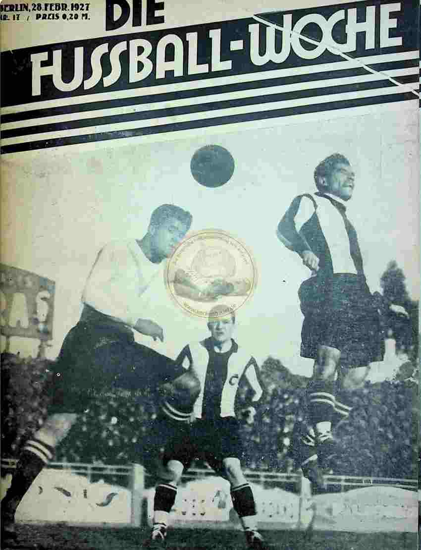 1927 Februar 28. Fussball-Woche Nr. 17