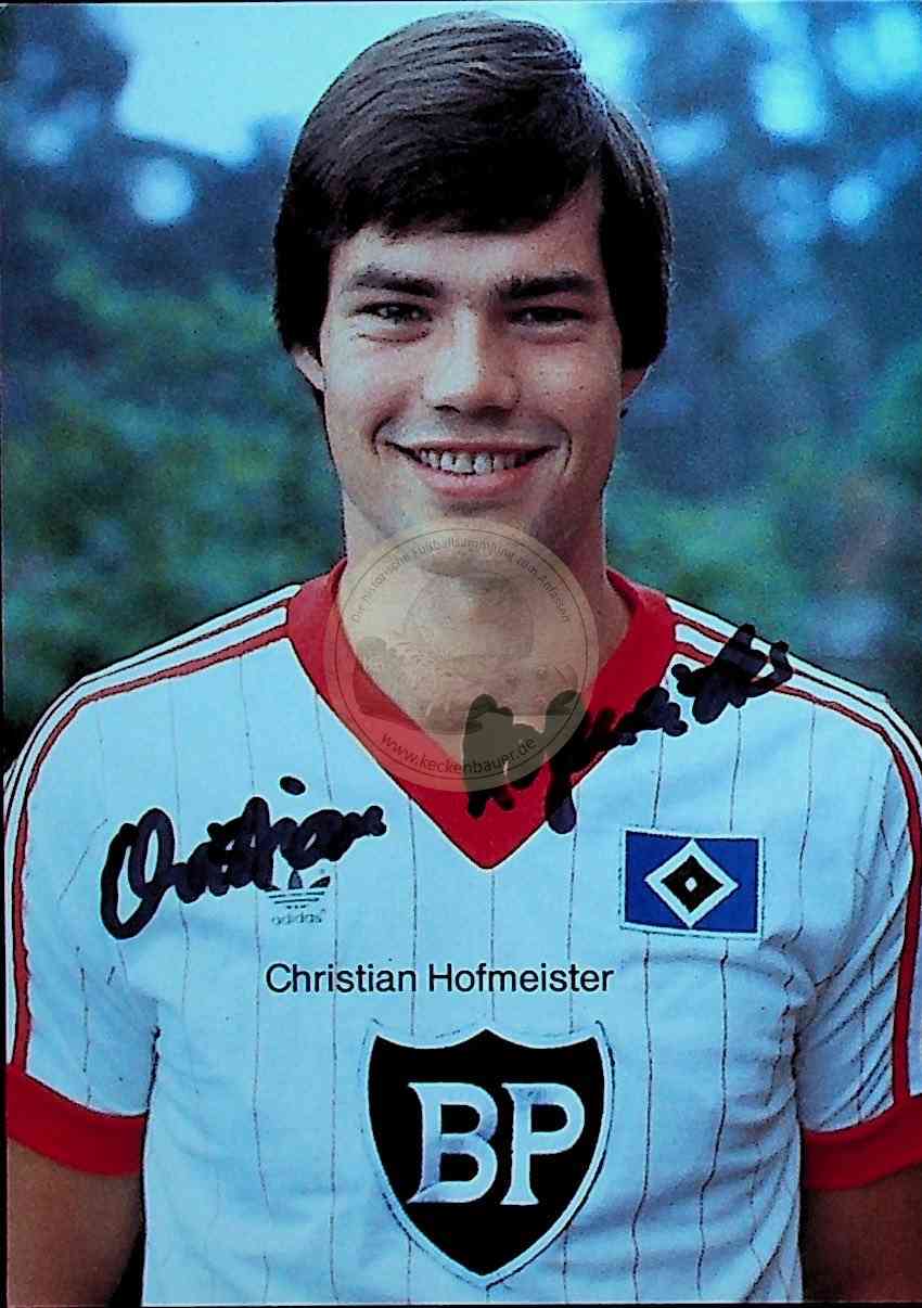 Autogrammkarte von Christian Hofmeister HSV