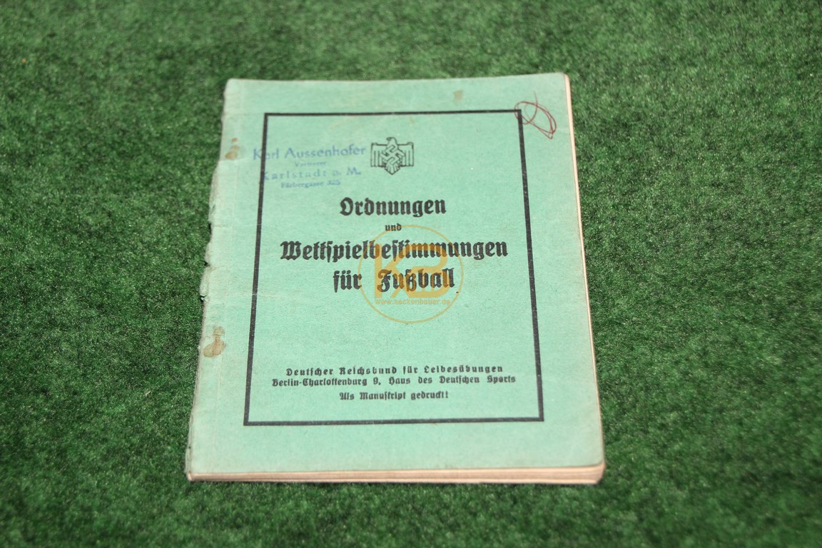 Ordnungen und Wettspielbestimmungen für Fußball