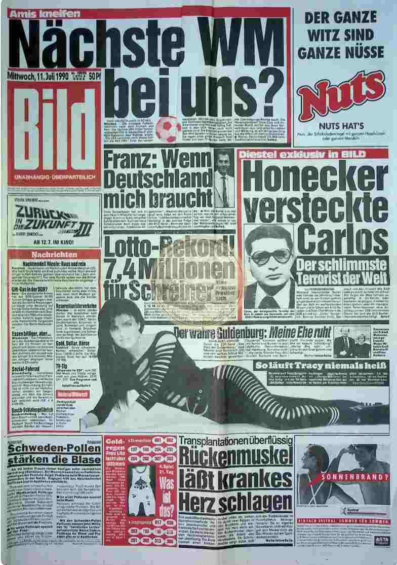 1990 Juli 11. Bildzeitung