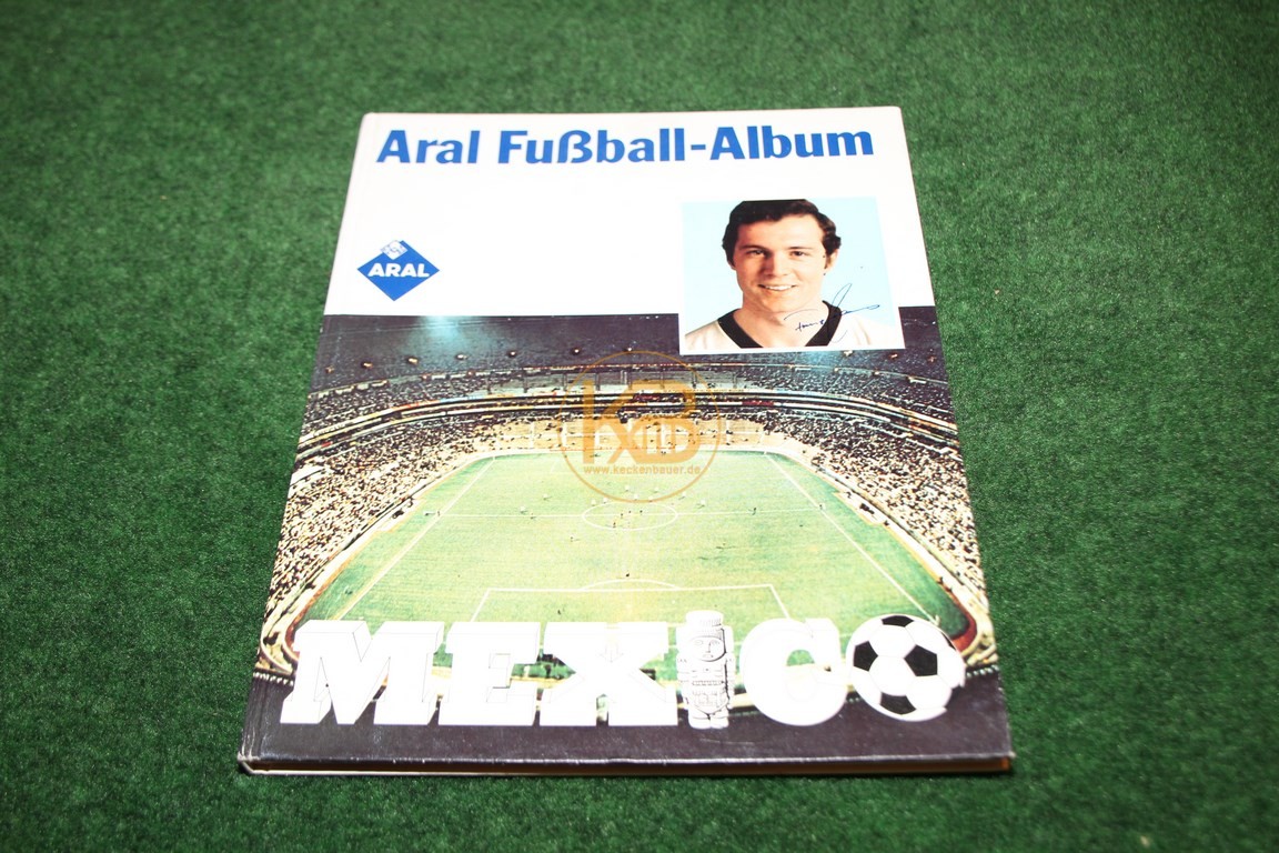 ARAL Fußball Album zur Weltmeistershaft in Mexiko.