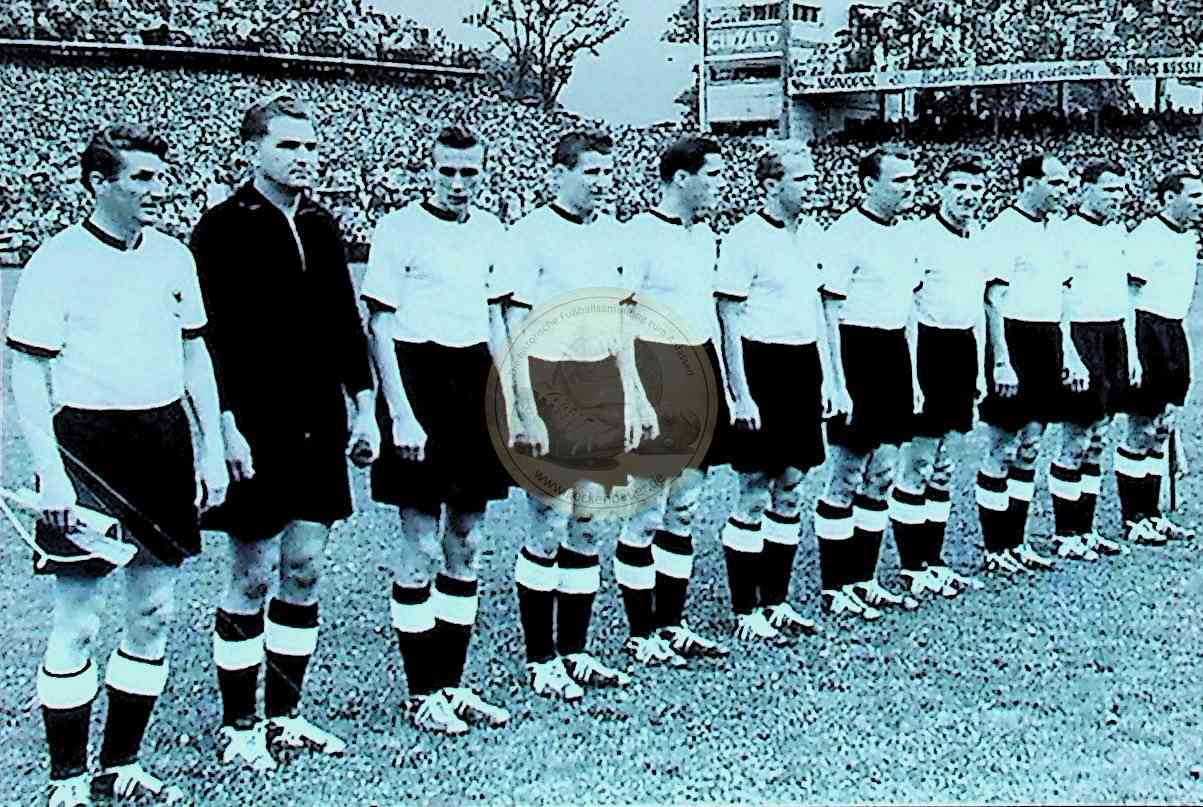 Foto Mannschaftsaufstellung WM 1954 Deutschland