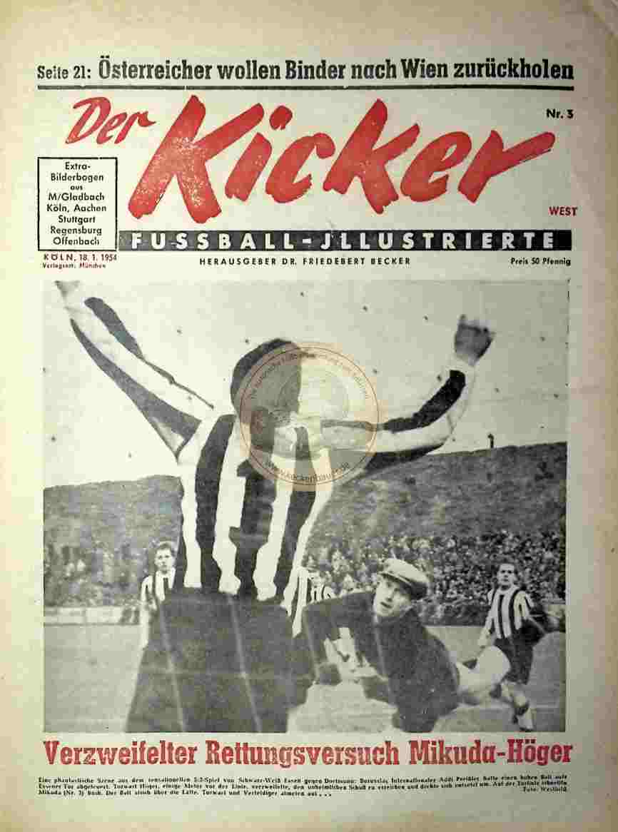 1954 Januar 18. Kicker Nr.3