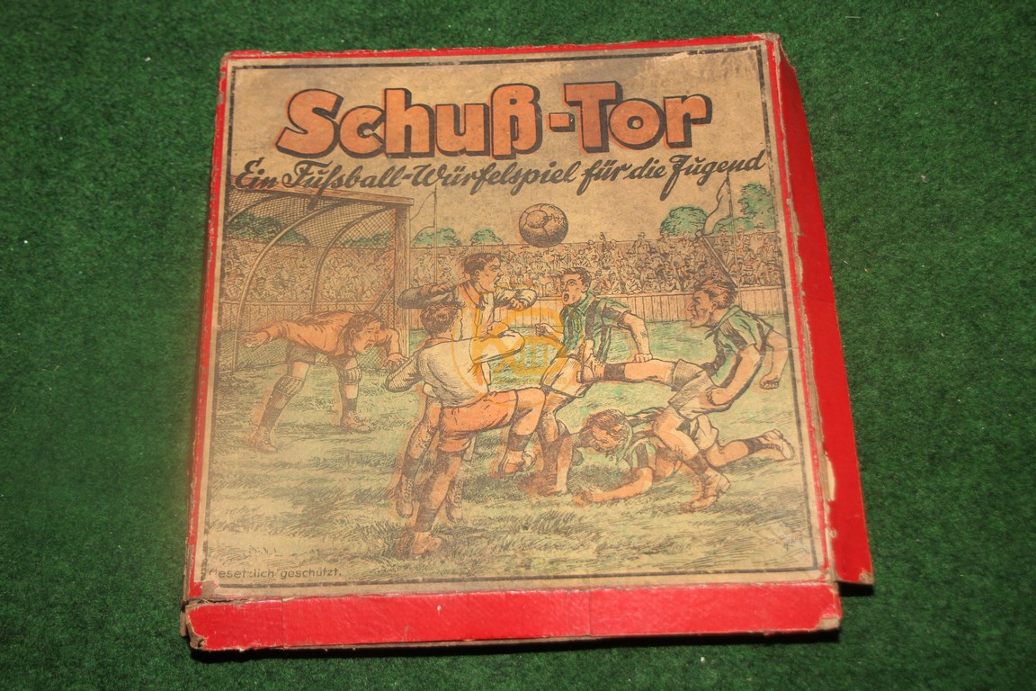 Schuß - Tor Ein Fußball Würfelspiel für die Jugend aus den 1930ern