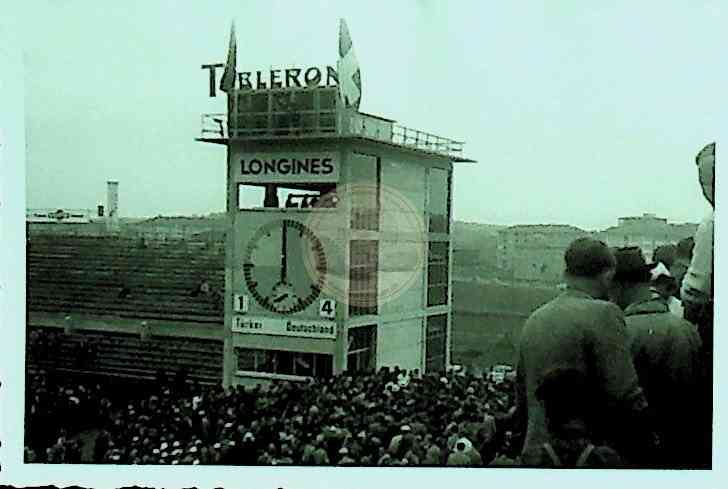 Privatfoto von der WM 1954 Wankdorfstadion Turm