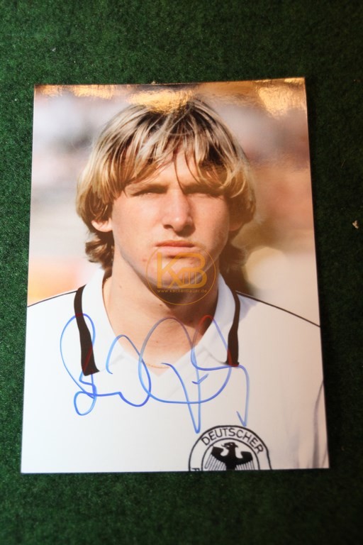 Original Foto von Bernd Schuster mit original Autogramm.