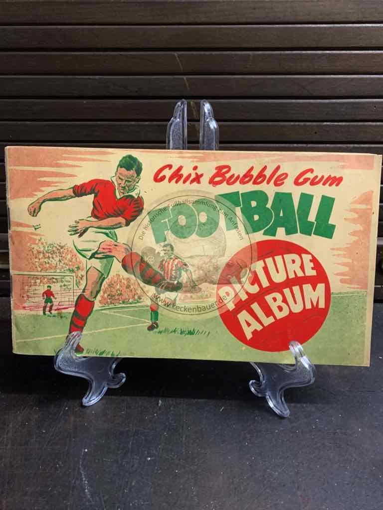 Sammelalbum Chic Bubble Gum Football Picture Album aus den 1950er Jahren.