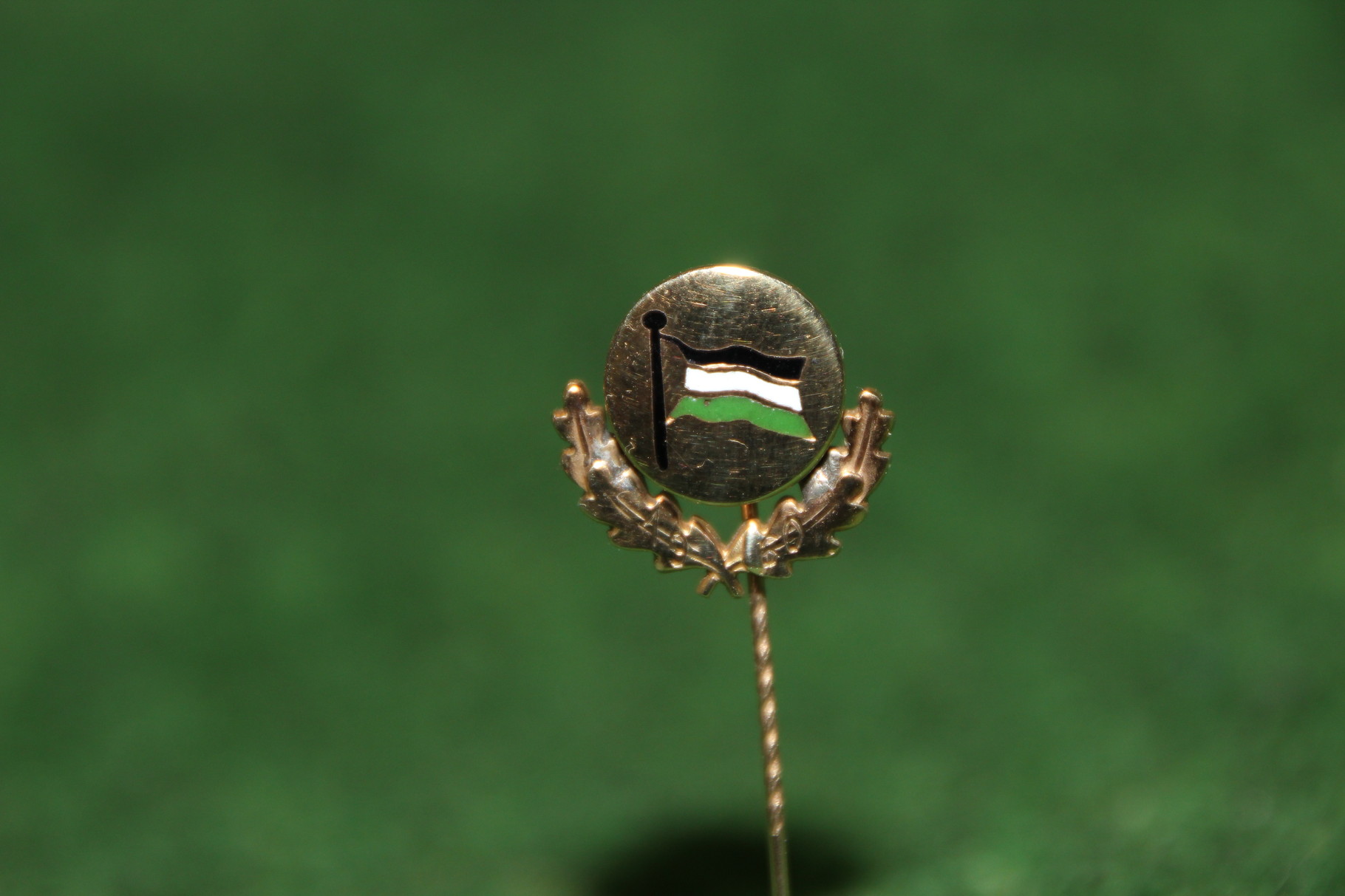 Original Spielernadel für den Gewinn der deutschen Fußball Amateurmeisterschaft 1960 von Hannover 96.