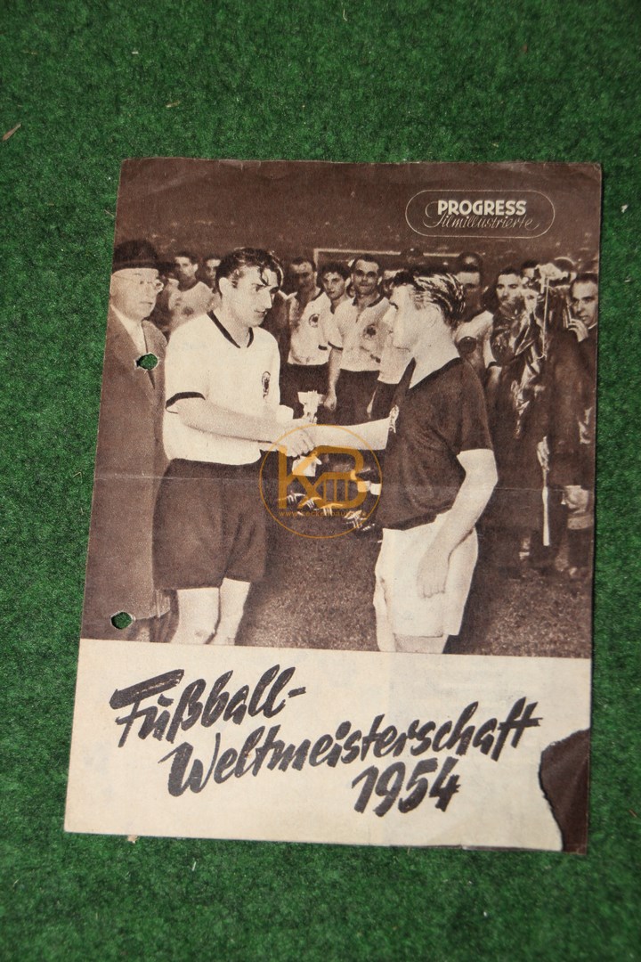 Fernsehprogramm zur Fußball Weltmeisterschaft 1954