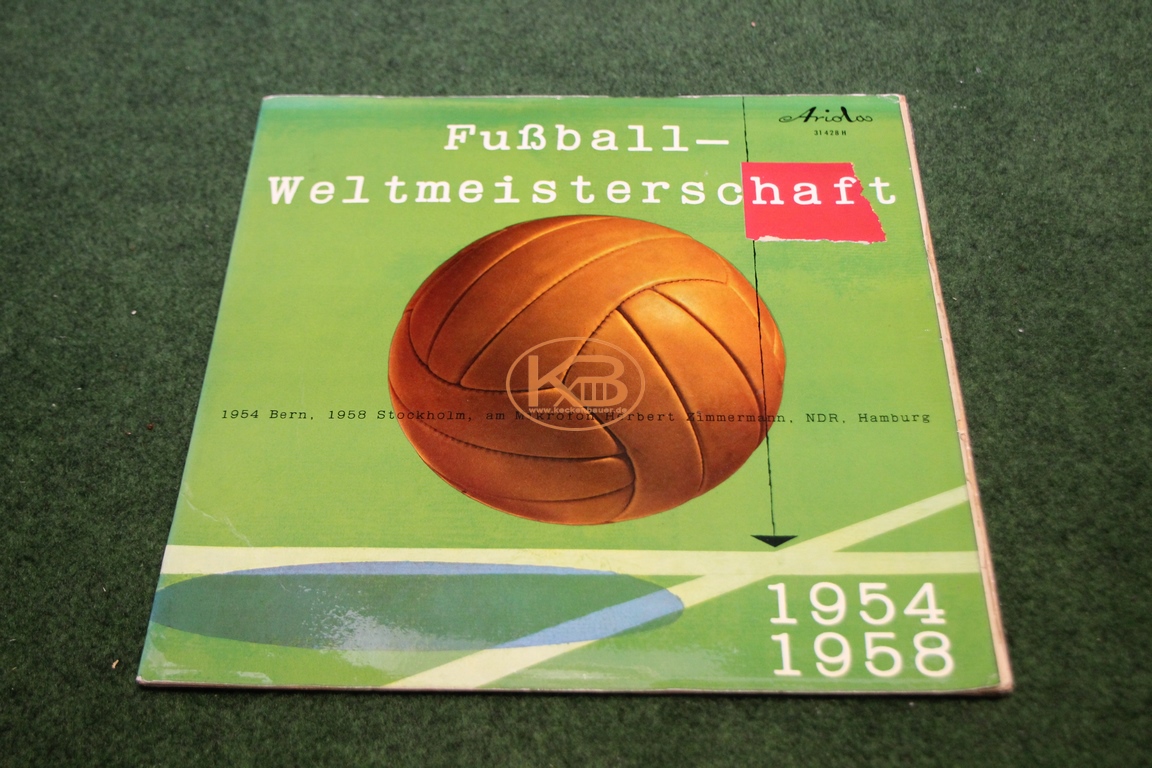 LP über die Fußball Weltmeisterschaften 1954 und 1958