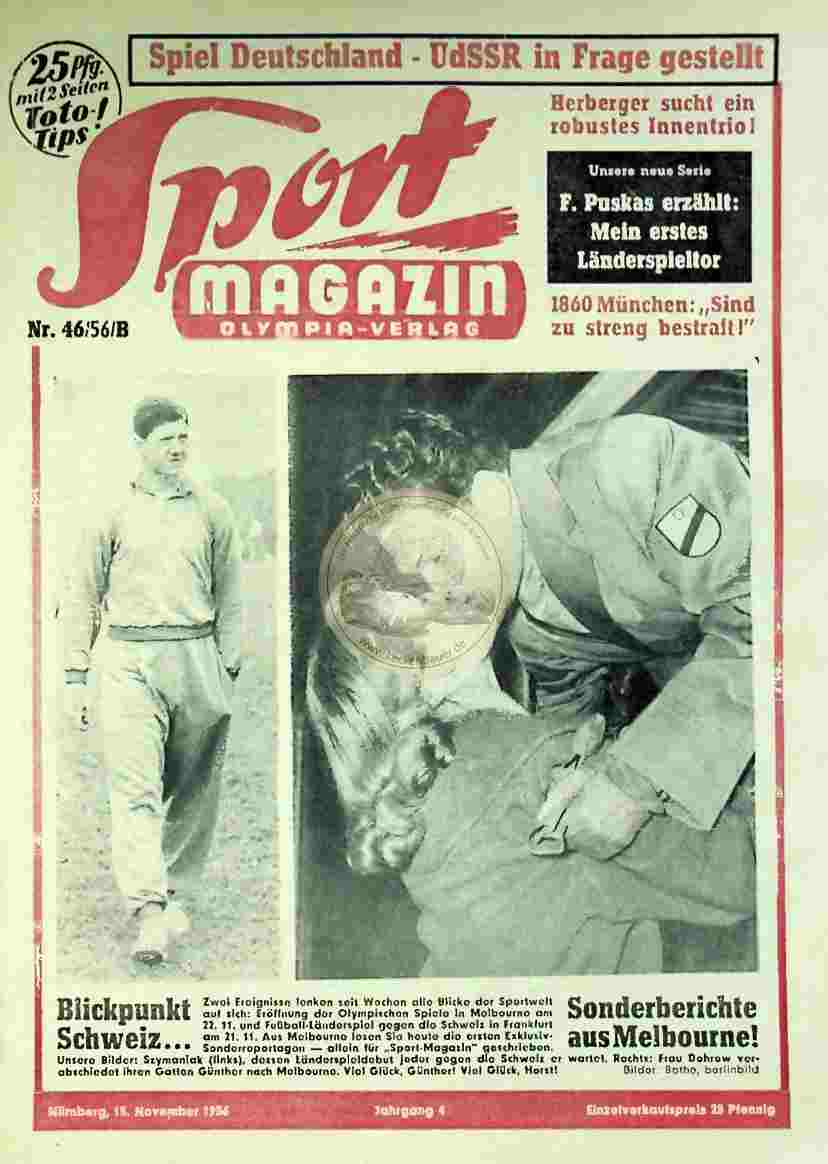 1956 November 15. Sport Magazin Nr. 46