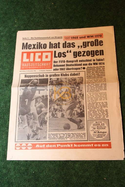 Die LICO Hauszeitschrift aus dem November 1964.