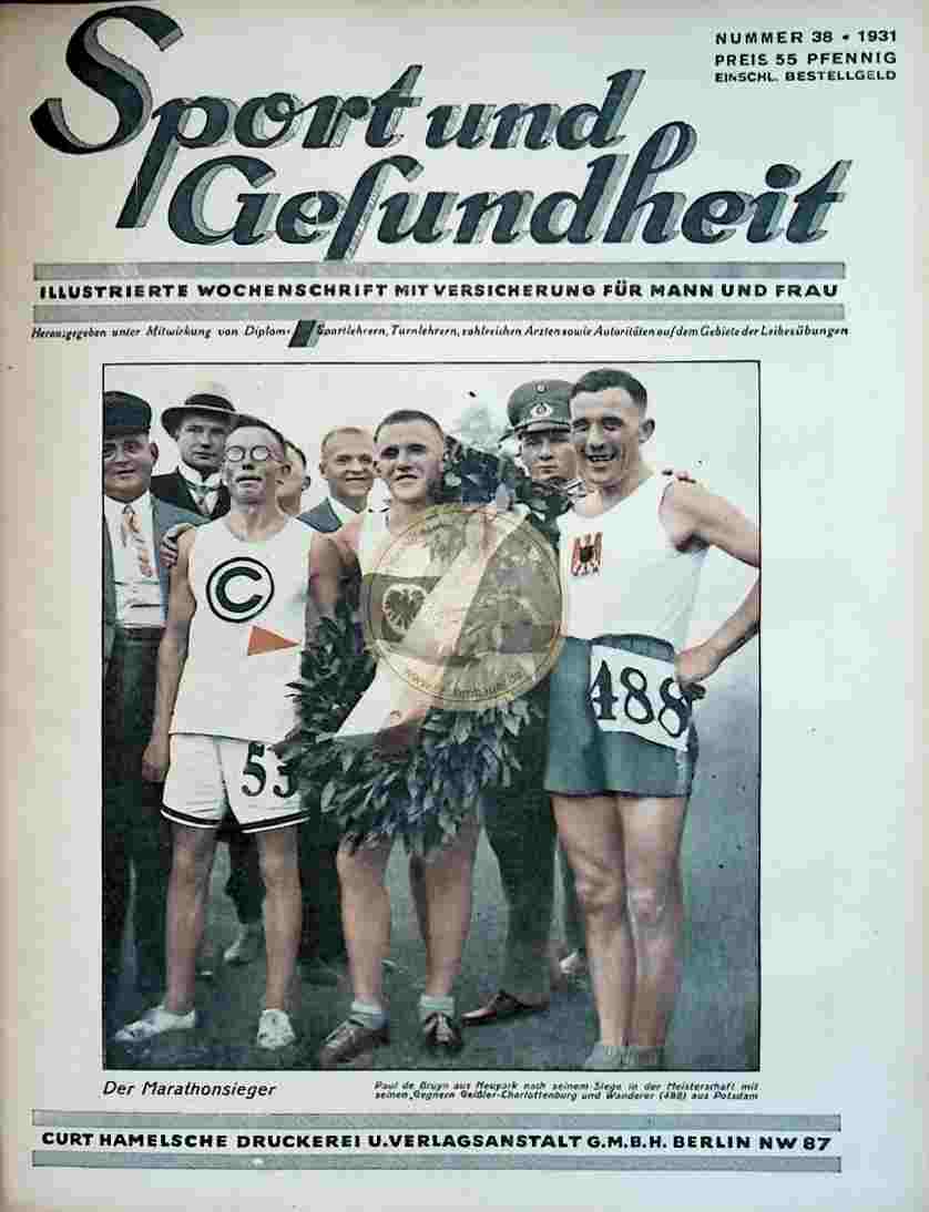 1931 Sport und Gesundheit Nr.38