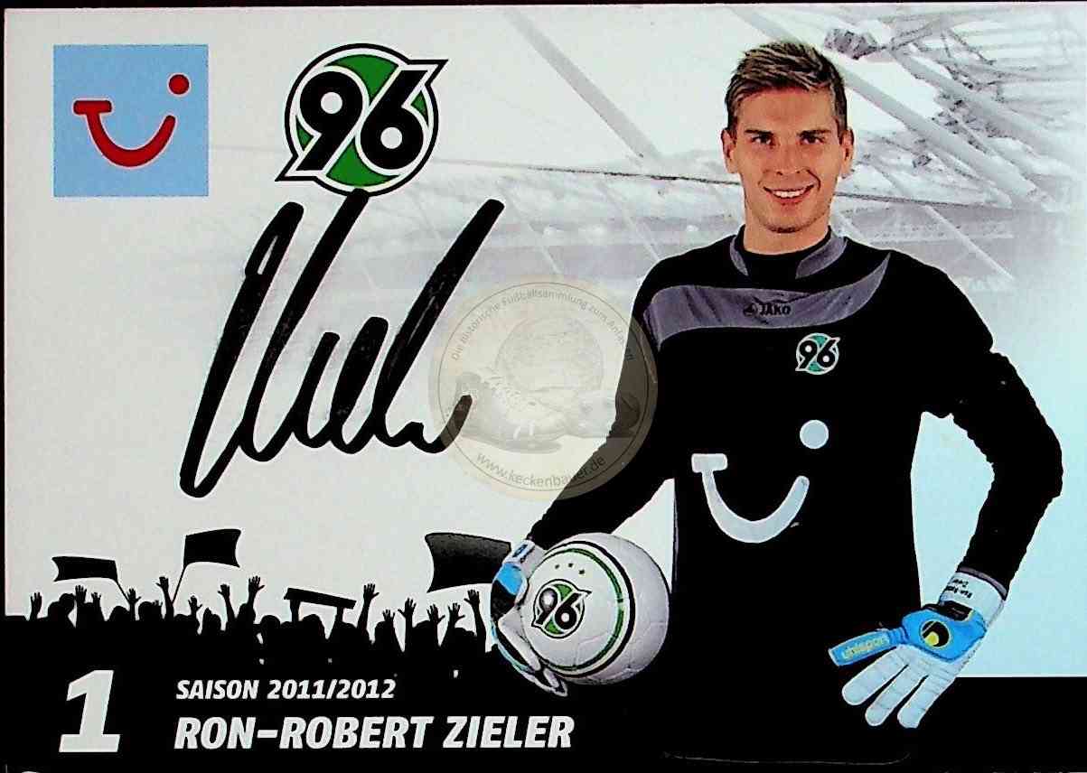 Autogrammkarte von Hannover 96 Ron Robert Zieler