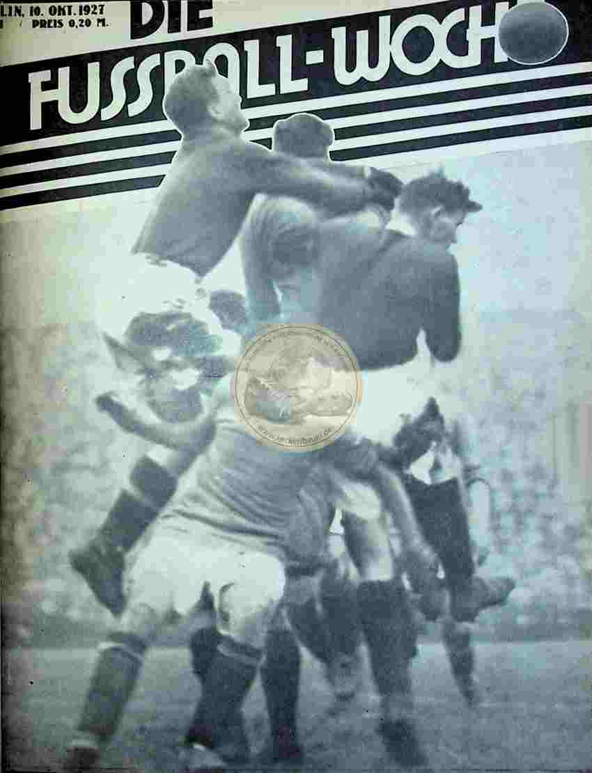 1927 Oktober 10. Fussball-Woche Nr. 81