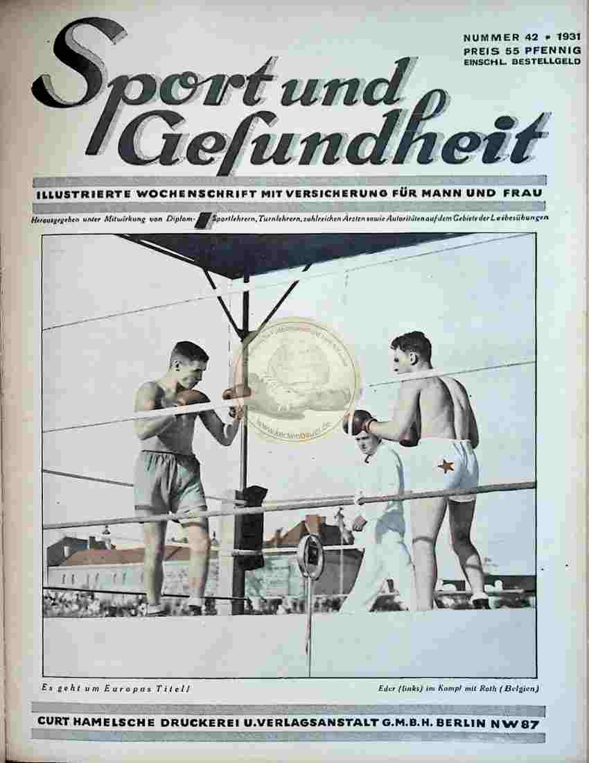 1931 Sport und Gesundheit Nr.42