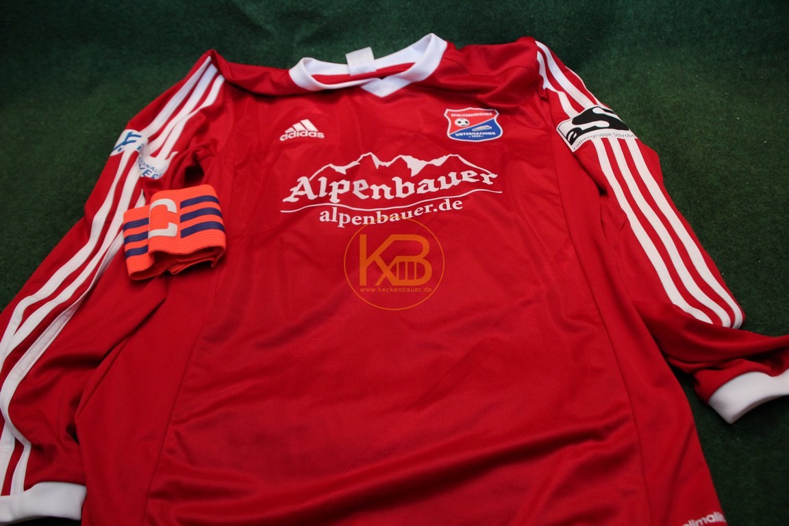 Original Matchworn Trikot von der Spvg Unterhaching im Spiel gegen Austria Salzburg.