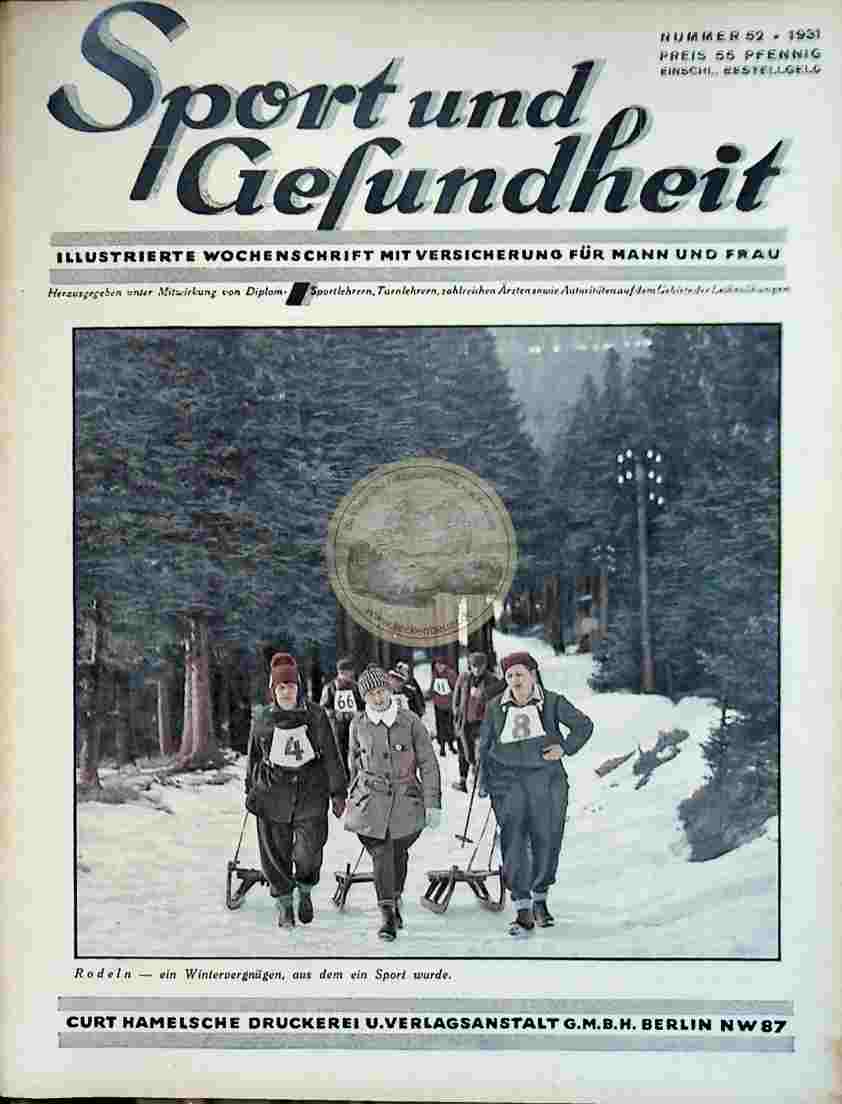 1931 Sport und Gesundheit Nr. 52