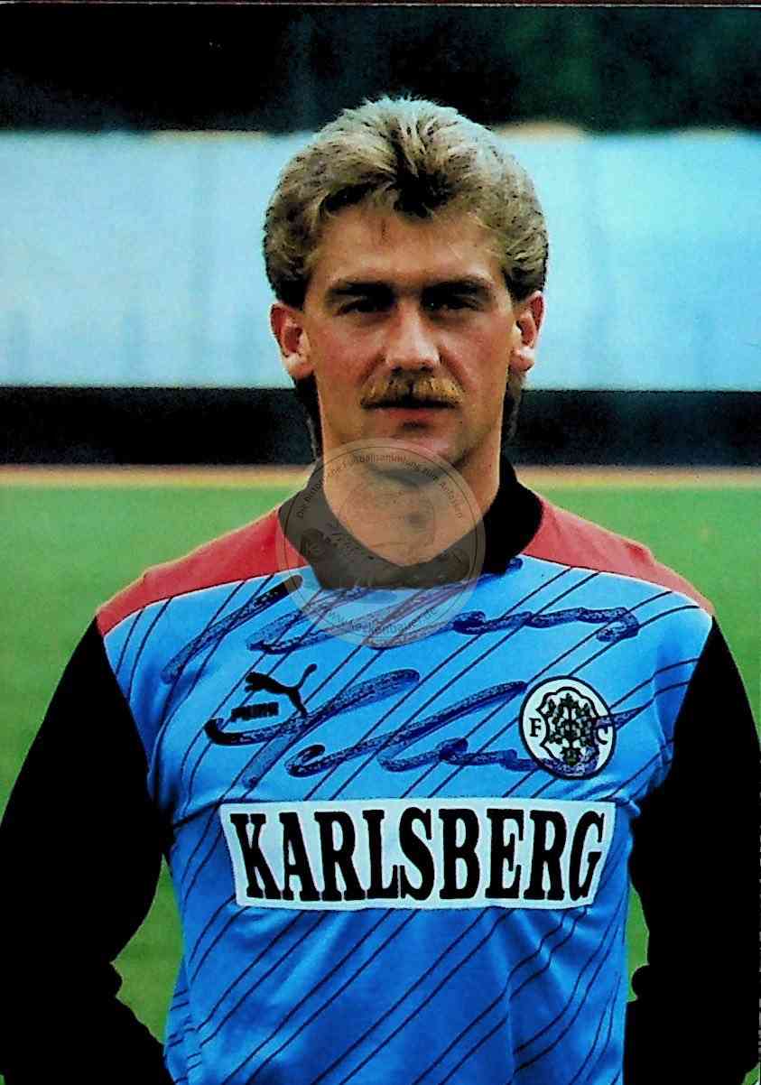 Autogrammkarte Klaus Scherer FC Homburg