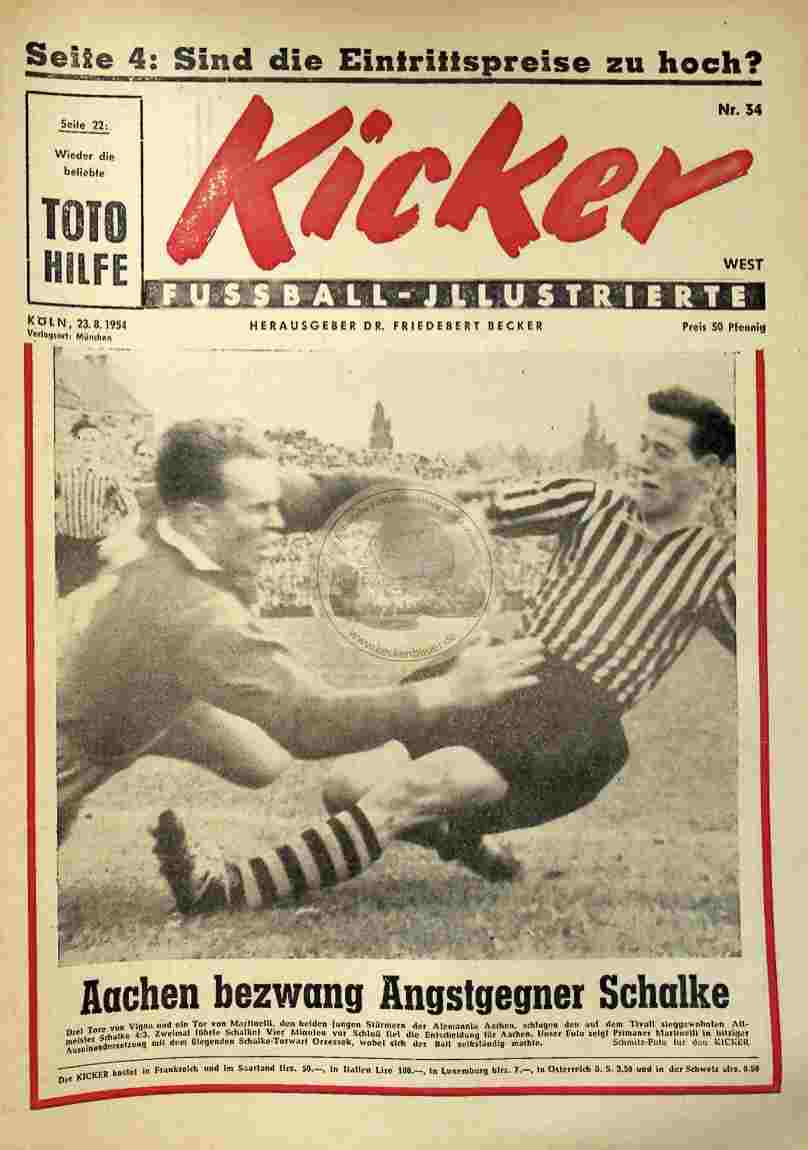 1954 August 23. Kicker Nr.34