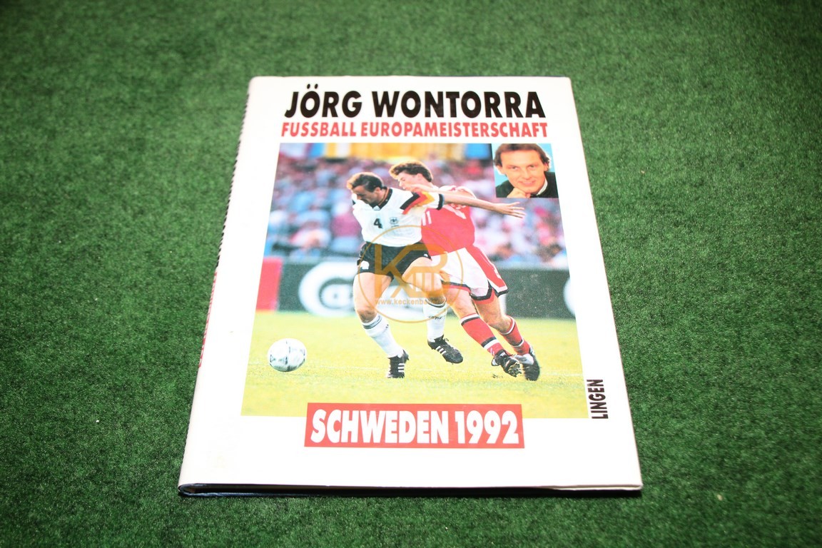 Jörg Wontorra Fußball Europameisterschaft Schweden 1992 vom Lingen Verlag.