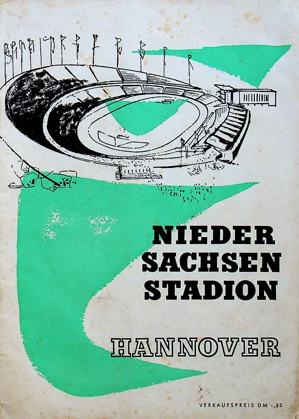 1954 Einweihung des Niedersachsenstadions Hannover