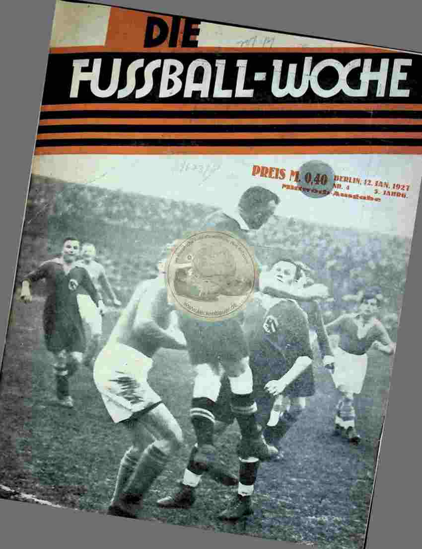 1929 Januar 12. Die Fussball-Woche Nr.4